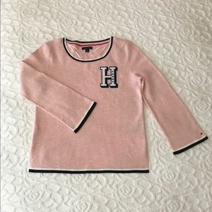 NWOT Tommy Hilfiger Bell Sleeved Pink Sweater
